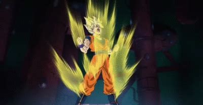 Train with whis to awaken the super saiyan god transformation, and test your strength against beerus in. Download Dragon Ball Z Super Saiyan Gif | PNG & GIF BASE