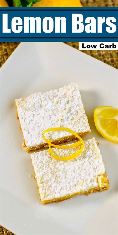 These lemon bars are sweet, tangy, smooth, and super tasty!! Low Carb Lemon Bars - Easy Keto-Friendly Treats