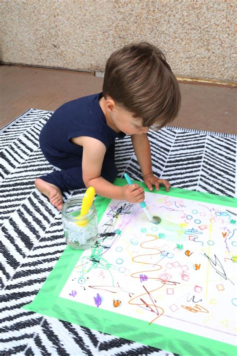 Open Ended Sensory Rich Art Activities For Toddlers Mamapapabubba