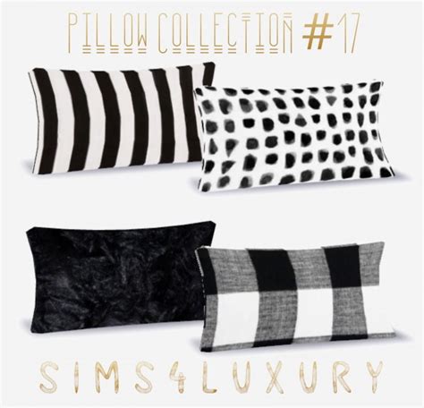 Sims4luxury Pillows And Baskets • Sims 4 Downloads