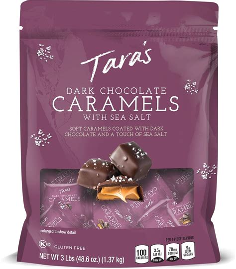 Taras Small Batch Dark Chocolate Covered Sea Salt Soft
