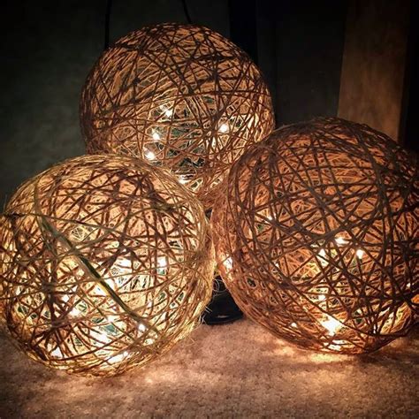 Twine Spheres Diy Lights Diy And Crafts And Cords