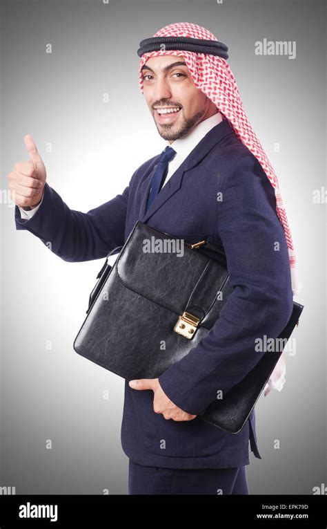 Arab Businessman Isolated On White Stock Photo Alamy