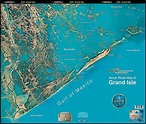 Grand Isle Aerial Chart LA44, Keith Map Service, Inc. | Grand isle ...