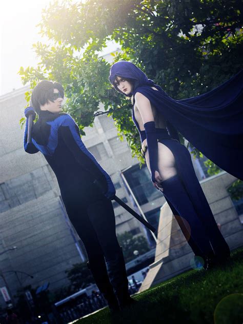 Nightwing And Raven Cosplay By Greptyle On Deviantart