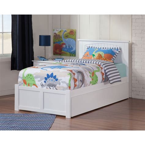 Twin Xl Platform Bed With Storage White Furniture Matt Twin Xl Panel