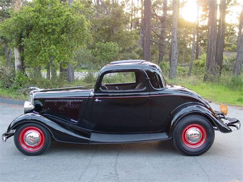 1934 Ford 3w Coupe Traditional Hot Rod Hot Rods Antique Cars