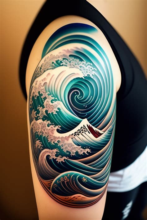 Japanese Wave Tattoo Designs With Meaning Art And Design