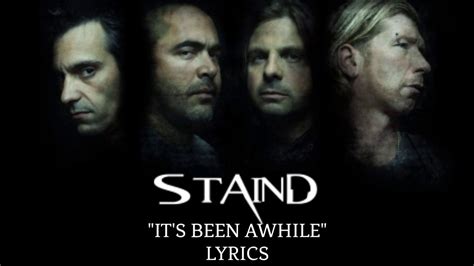 Staind Its Been Awhile Lyrics Youtube