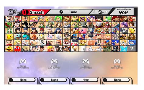 Smash 4 Custom Roster By Tyler8dart On Deviantart