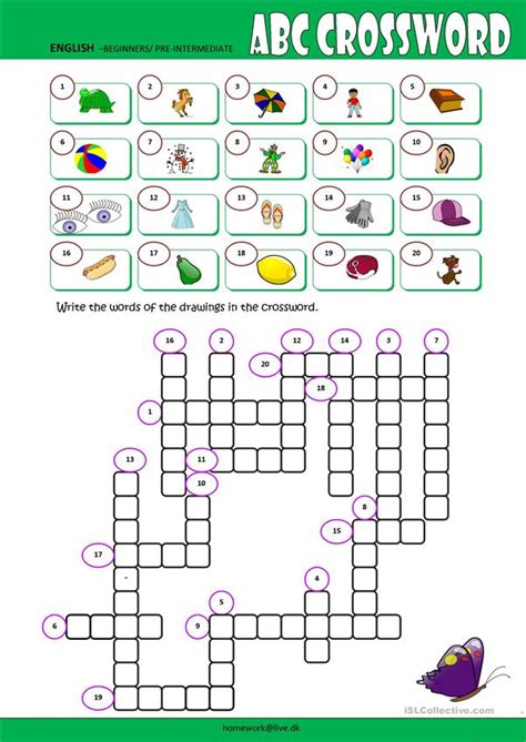 We did not find results for: ABC Crossword worksheet - Free ESL printable worksheets ...