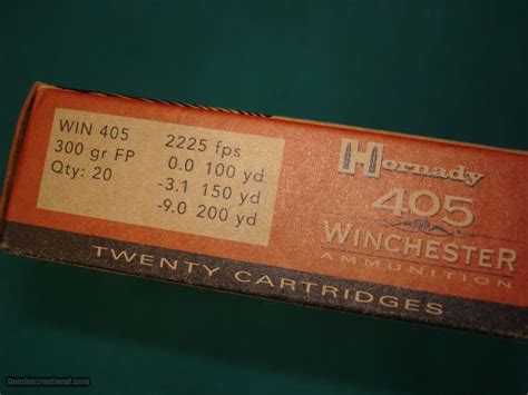 Hornady 405 Winchester 300 Grain Ammo