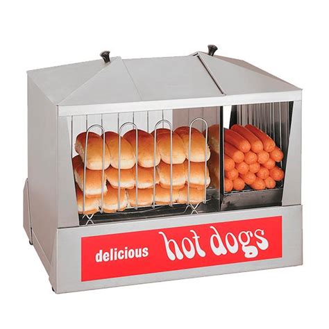 Hot Dog Steamer Side By Side Hot Dog Steamerbun Warmer Capacity 130