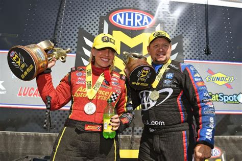 Brittany Force And Robert Hight Double Up At Nhra Springnationals