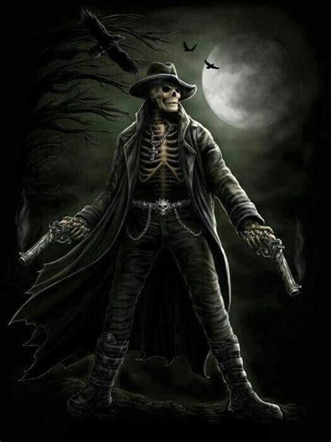 ~gothic Art Grim Reaper Art Skull Art Dark Fantasy Art