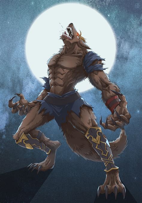 Dnd Male Character Werewolf Form By Yuu0519 On Deviantart