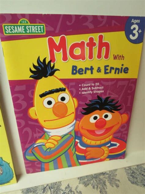 Sesame Street Coloring Book Numbers Alphabet And Math W Bert And Ernie
