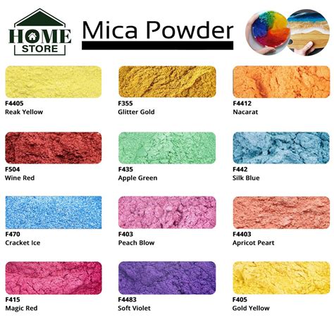 Mica Pearlescent Pigment Powder For Epoxy Resin Cosmetics Crafts