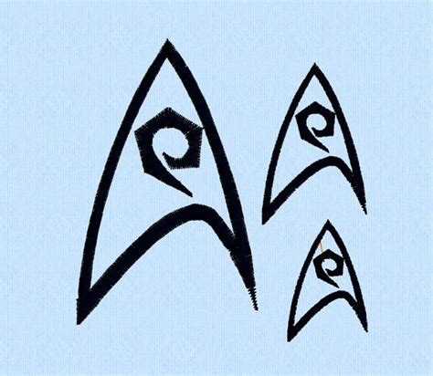 Star Trek Original Series Support Machine Embroidery Design File 3