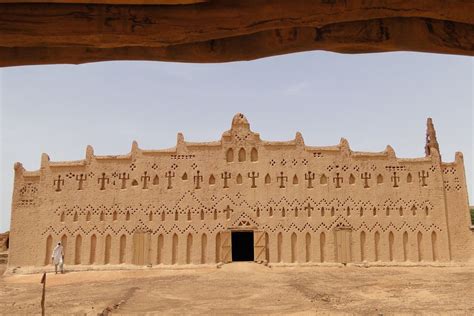 Mud Mosque Bani Sahel Region Burkina Faso Africa Out Of Africa
