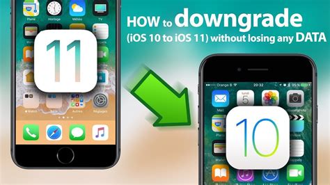 How To Downgrade Ios 11 Beta To Ios 1032 Without Losing Data Youtube