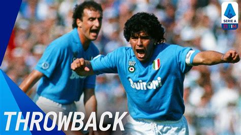 Diego Maradona S Best Serie A Moments Throwback Serie A Youtube