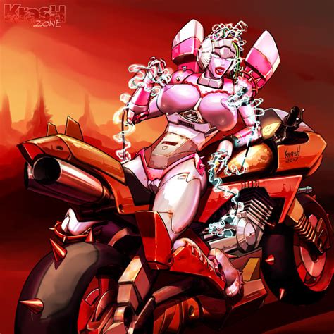 Rule 34 Arcee Breasts Fabalex Female High Heels Kras Krashzone Legio Licking Lips Motorcycle