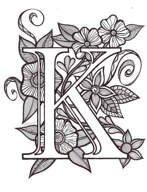 Free Printable Letters Coloring Pages For Adults Printable Templates