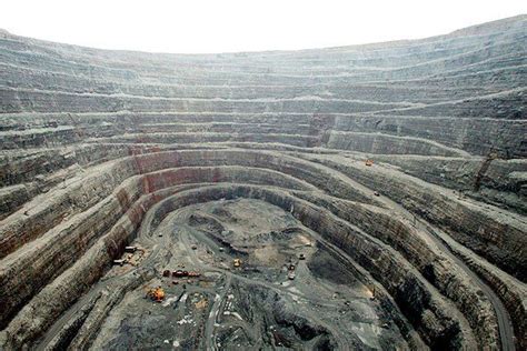 Las Minas De Diamantes Más Grandes Del Mundo Diamond Mines Open Pit