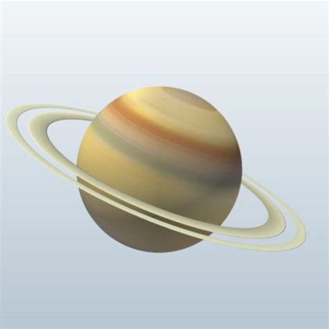 Saturn Planet 3d Model Obj Stl 123free3dmodels