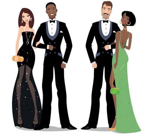 Royalty Free Evening Wear Clip Art Vector Images And Illustrations Istock