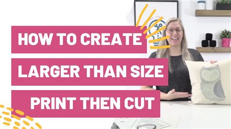 The Ultimate Cricut Hack How To Create Larger Than Size Print Then