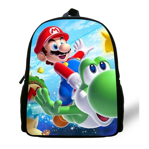 Buy 12 Inch Cartoon Mochila School Kids Super Mario