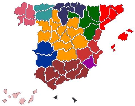 Mapa De España Provincias España Mapas