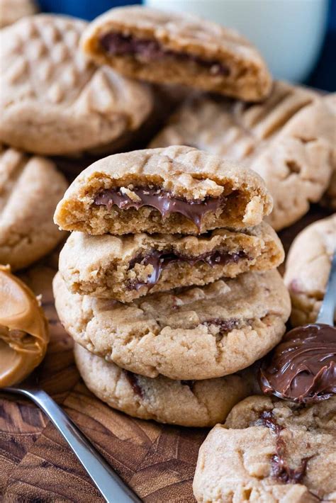 peanut butter nutella cookies recipe crazy for crust