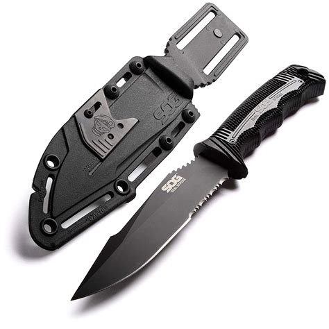 Buy Sog Seal Strike Fixed Blade With Sheath And Hunting With Inch