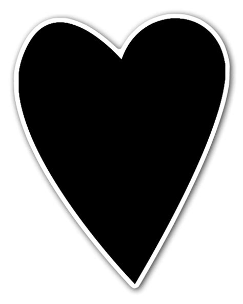 Black heart - StickerApp