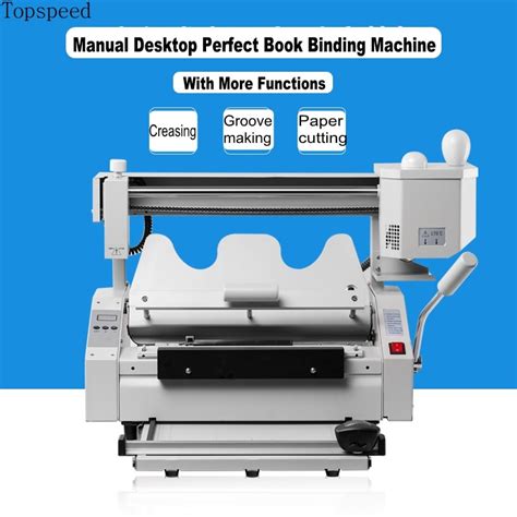 Aliexpress Com Buy New Perfect Book Binding Machine Functions In Combo Hot Melt Glue