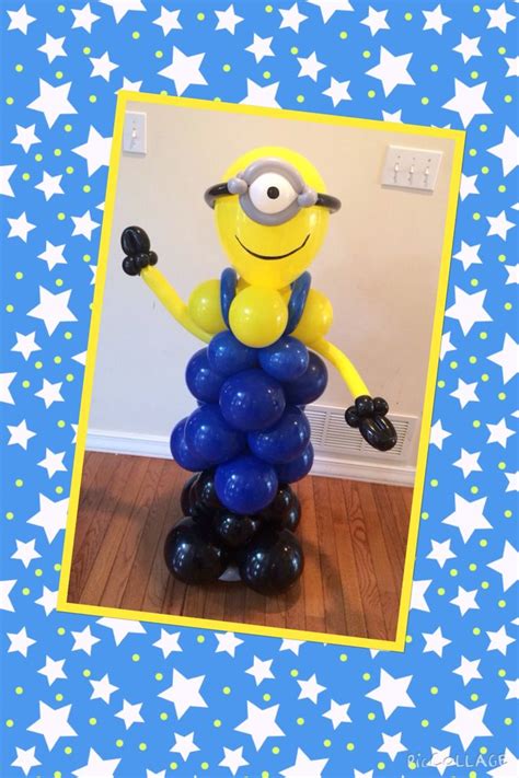 Minion Balloon Sculpture Minion Balloons Balloon Sculptures Balloon