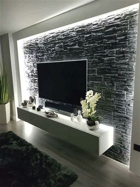 55 Amazing Wall Design Ideas Minimalist Living Room Living Room