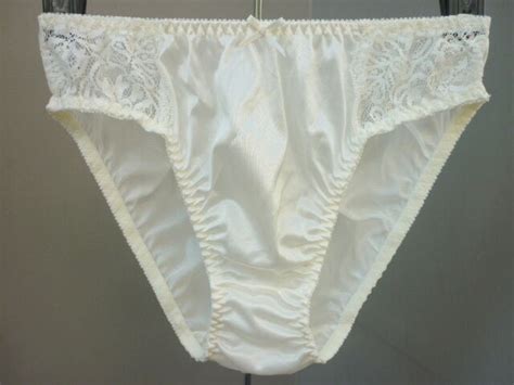 vintage sexy sissy sheer lace nylon panties undies hi cut briefs knickers l xl ebay