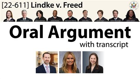 Oral Argument Lindke V Freed YouTube