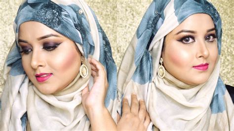 Loose Hijab With Earrings Youtube Hijab Fashion Style