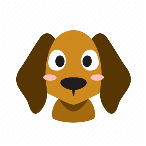 Animal Cute Dog Domestic Front Head Pet Icon Download On Iconfinder