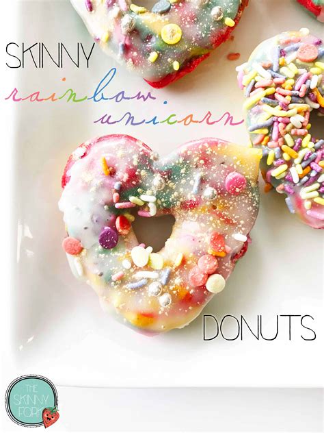 Skinny Rainbow Unicorn Donuts — The Skinny Fork