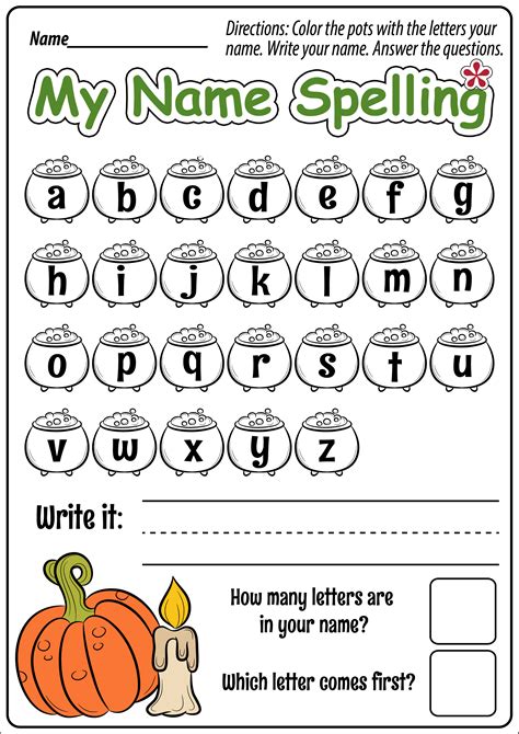 Fall And Halloween Themed Worksheets