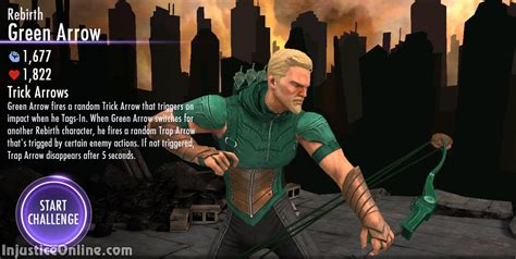 Injustice Gods Among Us Mobile Rebirth Green Arrow Challenge Screenshot