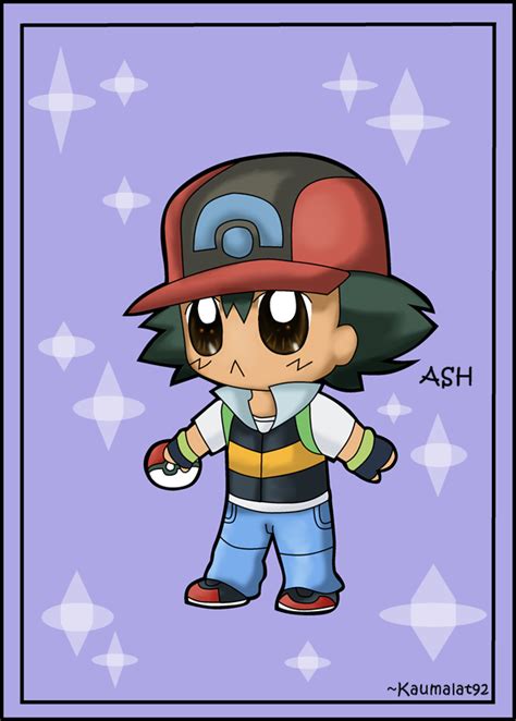 Chibi Ash By Km92 On Deviantart