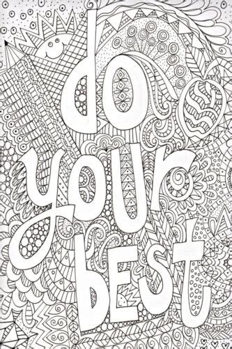 printable positive quotes coloring pages