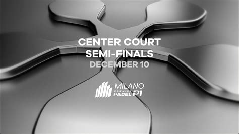 Replay Semi Final 2 Milano Premier Padel P1 Center Court Allianz
